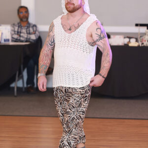 Crochet Tank & Harem Pants 2-Piece Set