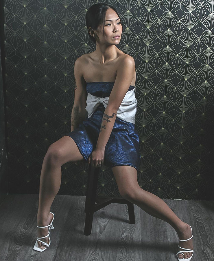 Bowtie Strapless Romper - Image 3