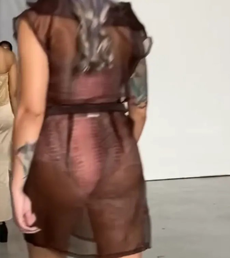 Transparent 2-Piece Skirt Set - Image 3