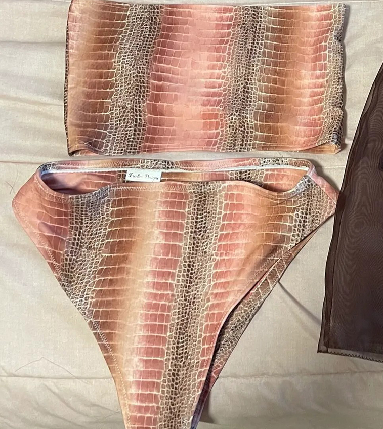 Transparent 2-Piece Skirt Set - Image 2