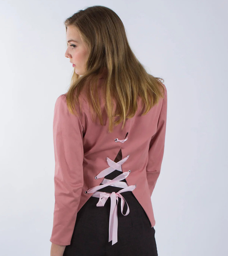 Corset-Back Blazer - Image 4