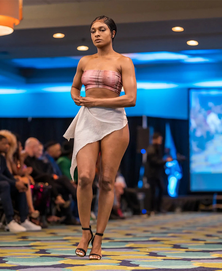 High-Waist Bottom & Bandeau Top 2-Piece