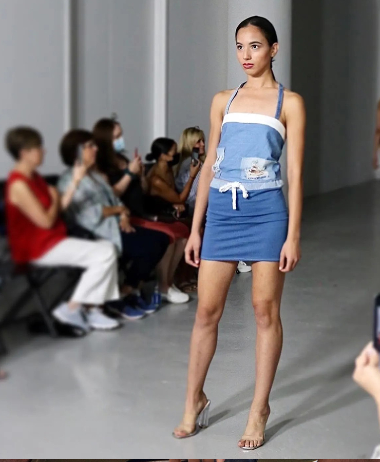 Y2K Terry Cloth Skirt